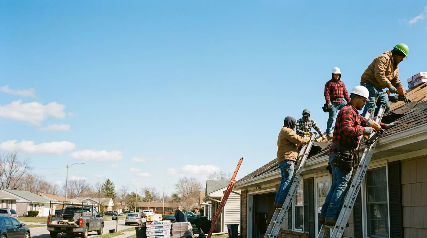 Roofing in Percy, IL near me